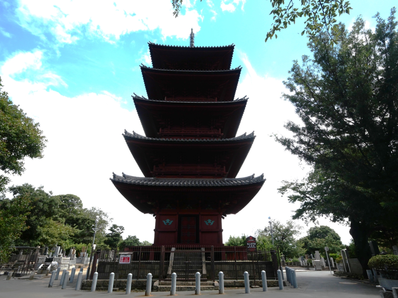 池上本門寺の重要文化財『五重塔』