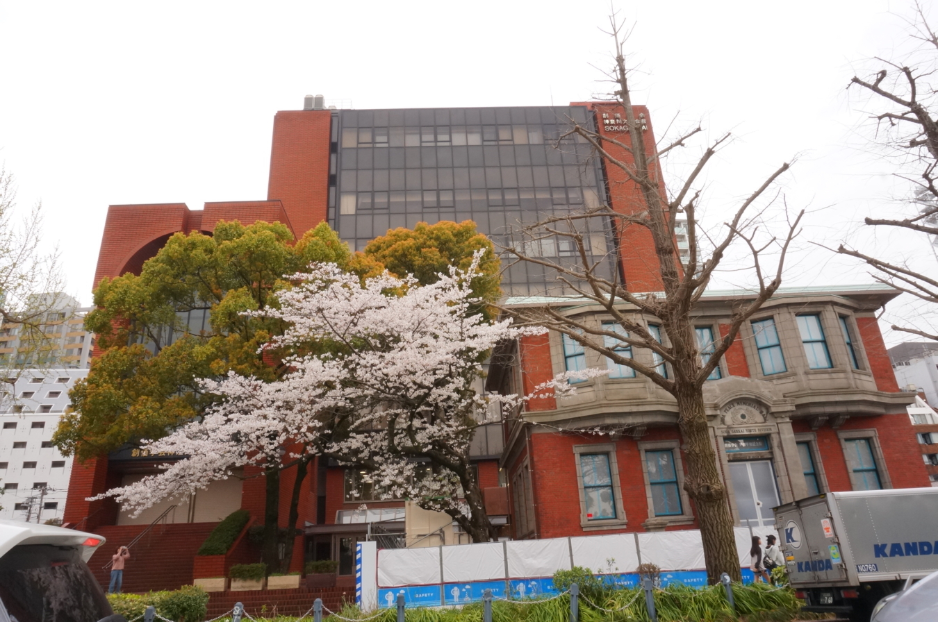 山下公園前の道は写真ポイントが沢山