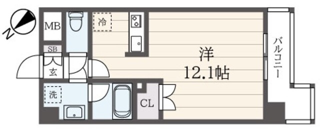 横浜市営地下鉄の駅まで徒歩3分『L-Flat横浜大道り公園』ペットと暮らせるマンション8階のお部屋