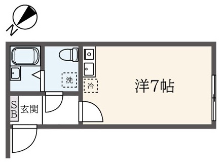 駅から徒歩１０分の1Kの新築物件☆彡7月中旬完成予定♪