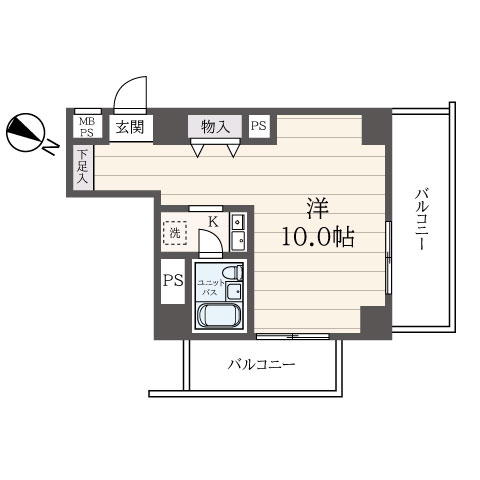 洋室10帖・2面バルコニー・横浜駅含む3駅利用可！戸部駅徒歩2分『ライオンズプラザヨコハマ戸部』