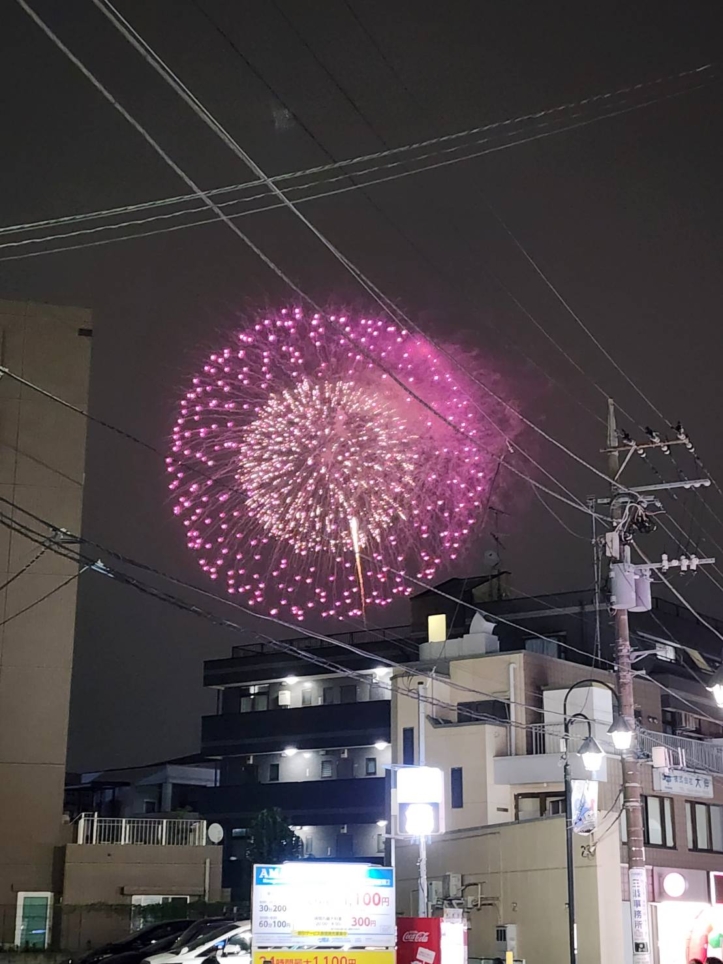 夏もいよいよ終わり…調布花火大会2024♪