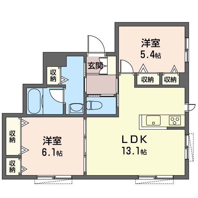 ☆閑静な住宅街に立地♪築浅シャーメゾン☆（グランクロス笹塚）