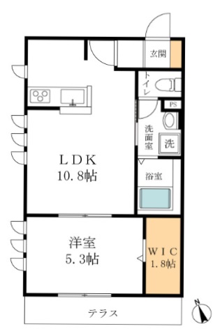 収納はWICでゆったり【旭化成物件】E2メゾン