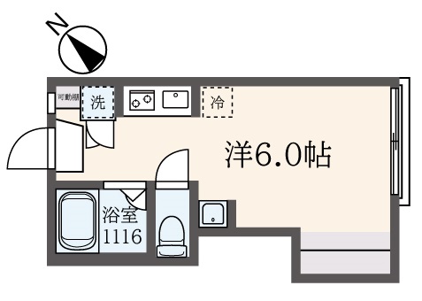 明るくてきれいなお部屋！